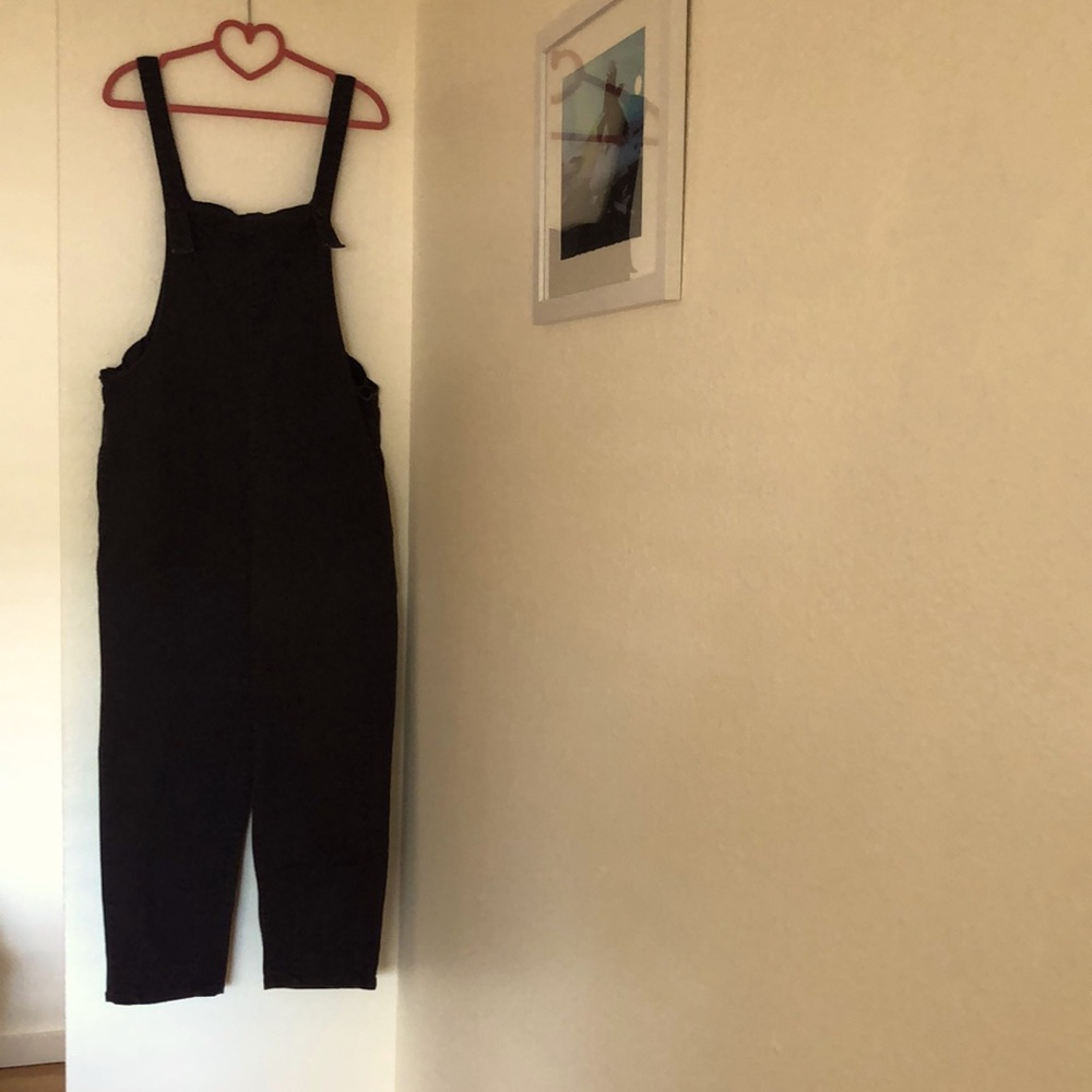 Blue industrial overalls